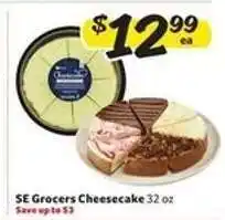 Winn Dixie SE Grocers Cheesecake offer