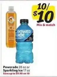 Winn Dixie Powerade or Sparkling Ice offer