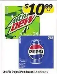 Winn Dixie 24 Pk Pepsi Products offer