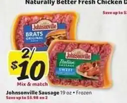 Winn Dixie Johnsonville Sausage offer