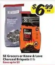 Winn Dixie SE Grocers or Know & Love Charcoal Briquets offer