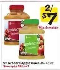 Winn Dixie SE Grocers Applesauce offer