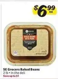 Winn Dixie SE Grocers Baked Beans offer