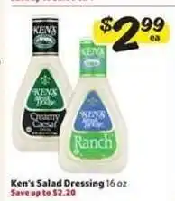 Winn Dixie Ken's Salad Dressing offer