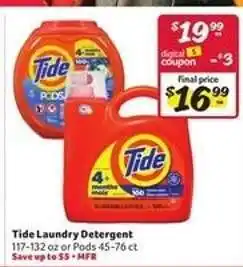 Winn Dixie Tide Laundry Detergent offer