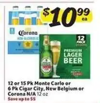 Winn Dixie Monte Carlo, Cigar City, New Belgium or Corona N/A offer