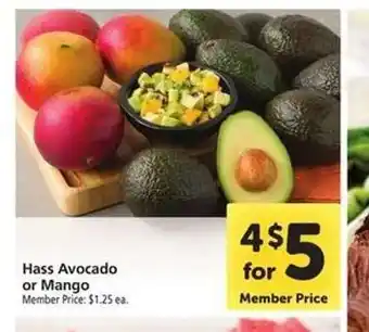 Safeway Hass Avocado or Mango offer