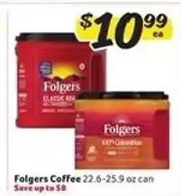 Winn Dixie Folgers Coffee offer