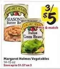 Winn Dixie Margaret Holmes Vegetables offer