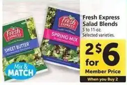 Safeway Fresh Express Salad Blends offer