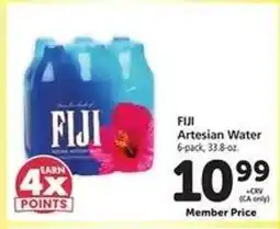 Safeway FIJI Artesian Water offer