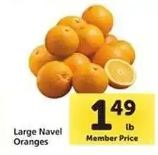 Safeway Large Navel Oranges offer