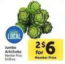 Safeway Jumbo Artichoke offer