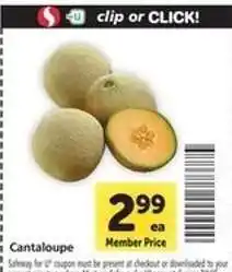 Safeway Cantaloupe offer