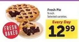 Safeway Fresh Pie offer