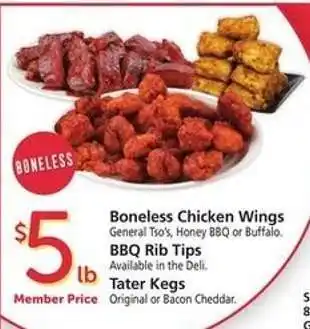 Safeway Boneless chicken wings offer