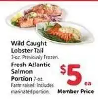 Safeway Fresh Atlantic Salmon Portion offer