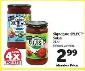 Safeway Signature Select Salsa offer
