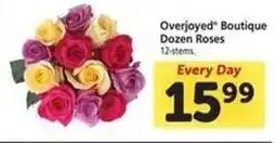 Safeway Overjoyed Boutique Dozen Roses offer