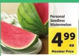 Safeway Personal Seedless Watermelon offer