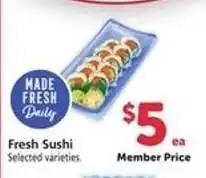 Safeway Fresh Sushi offer