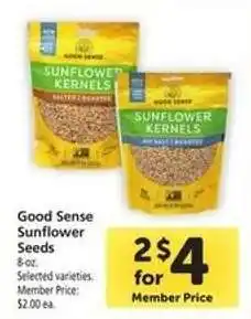 Safeway Good Sense Sunflower Seeds offer