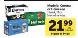 Safeway Modelo, Corona or Heineken offer