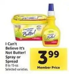 Safeway I Can't Believe It's Not Butter! offer