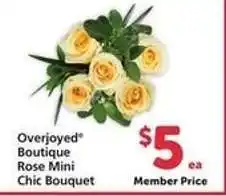 Safeway Overjoyed Boutique Rose Mini Chic Bouquet offer