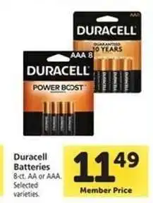 Safeway Duracell Batteries offer