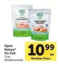 Safeway Open Nature Fin Fish offer
