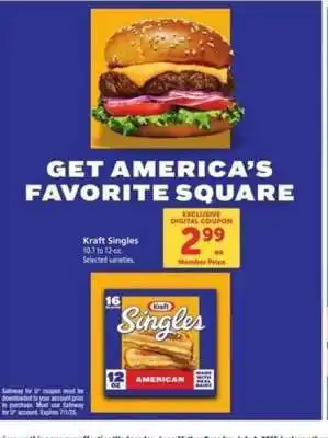 Safeway Kraft Singles offer