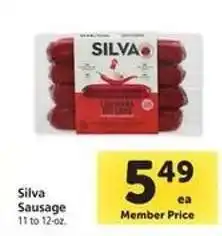 Safeway Silva Sausage offer