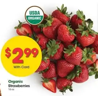 Kroger Organic Strawberries offer