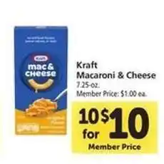Safeway Kraft Macaroni & Cheese offer