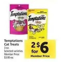 Safeway Temptations Cat Treats offer
