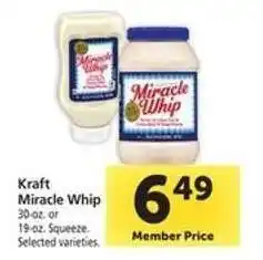 Safeway Kraft Miracle Whip offer