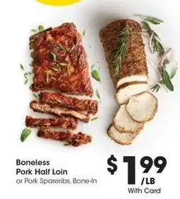 Kroger Boneless Pork Half Loin offer