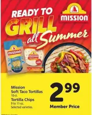 Safeway Mission Soft Taco Tortillas offer