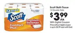 Kroger Scott Bath Tissue offer