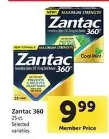 Safeway Zantac 360 offer