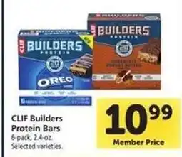 Safeway Clif Builders Protein Bars offer