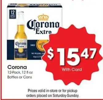 Kroger Corona offer