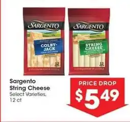 Kroger Sargento String Cheese offer