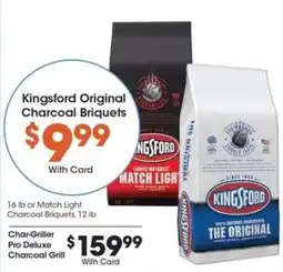 Kroger Kingsford Original Charcoal Briquets offer