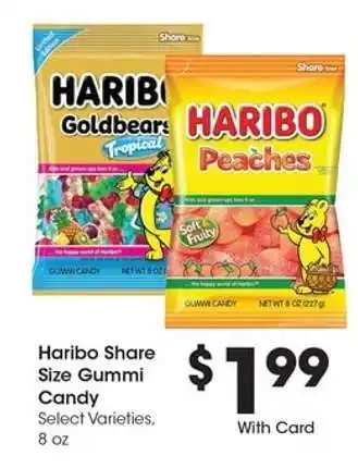 Kroger Haribo Share Size Gummi Candy offer