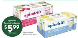 Kroger Spindrift Sparkling Water offer