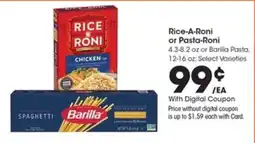 Kroger Rice-A-Roni or Pasta-Roni offer