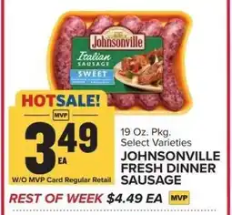Food Lion Johnsonville Fresh Dinner Sausage offer