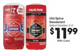 Kroger Old Spice Deodorant offer
